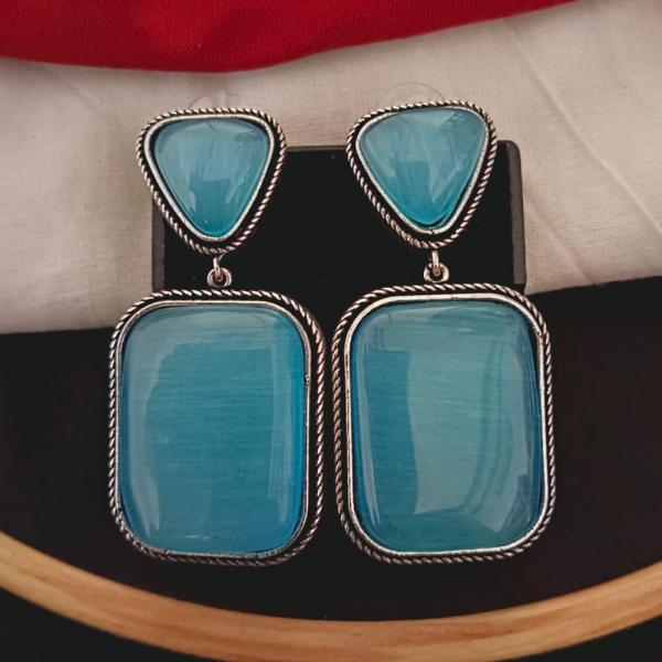 Avika Silver Stone Stud