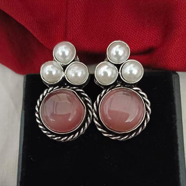 Circle Stone Stud